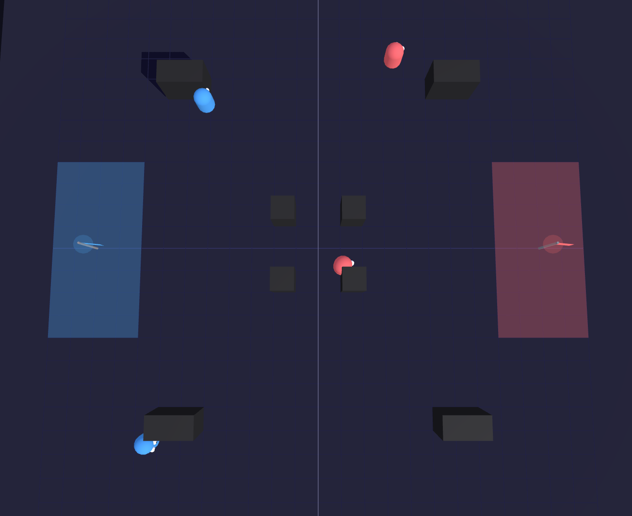 Capture the Flag Spielfeld - 24x24 Grid